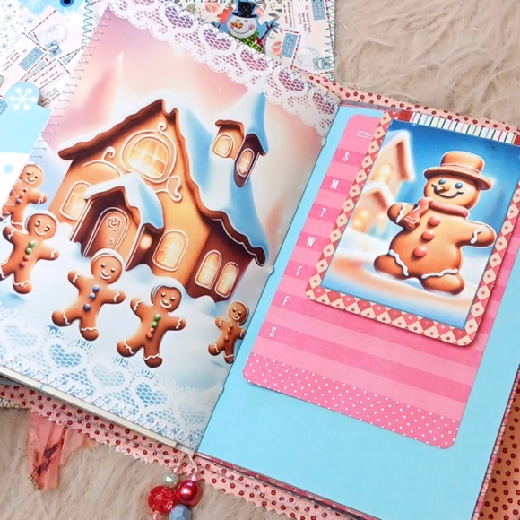 Christmas Gingerbread Junk Journal  Twin Baby Girl " Becca" - Picture 12 of 12